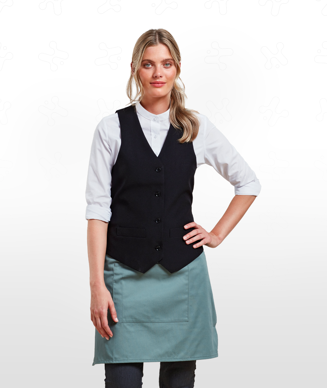Women's Lined Polyester Waistcoat