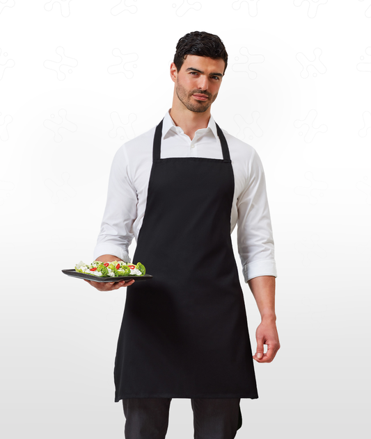 Jeans Stitch Bib Apron