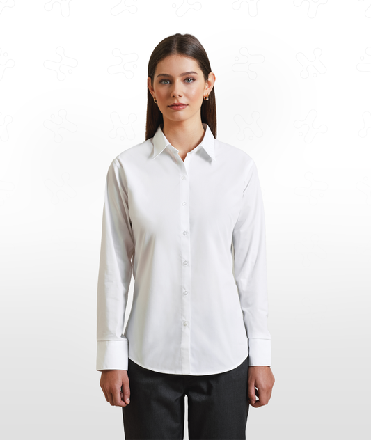 Women's Supreme Poplin Long Sleeve Shirt