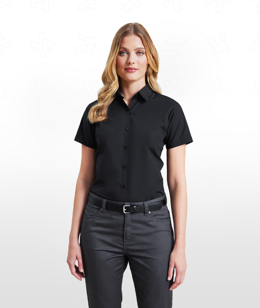 Women's Supreme Poplin Short Sleeve Shirt