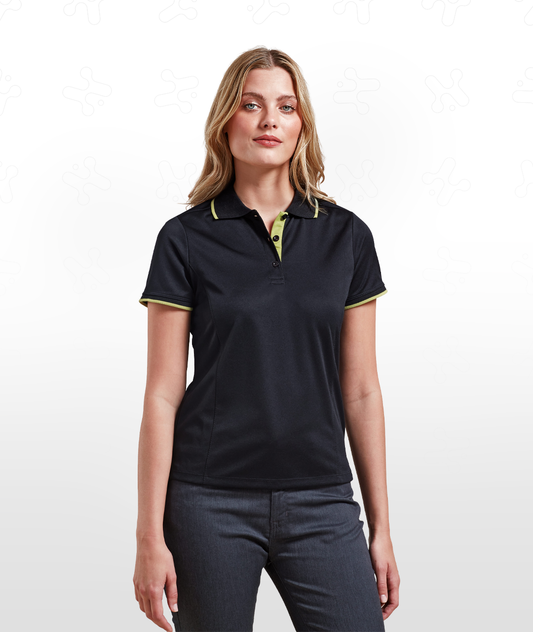 Women's Contrast Coolchecker® Polo