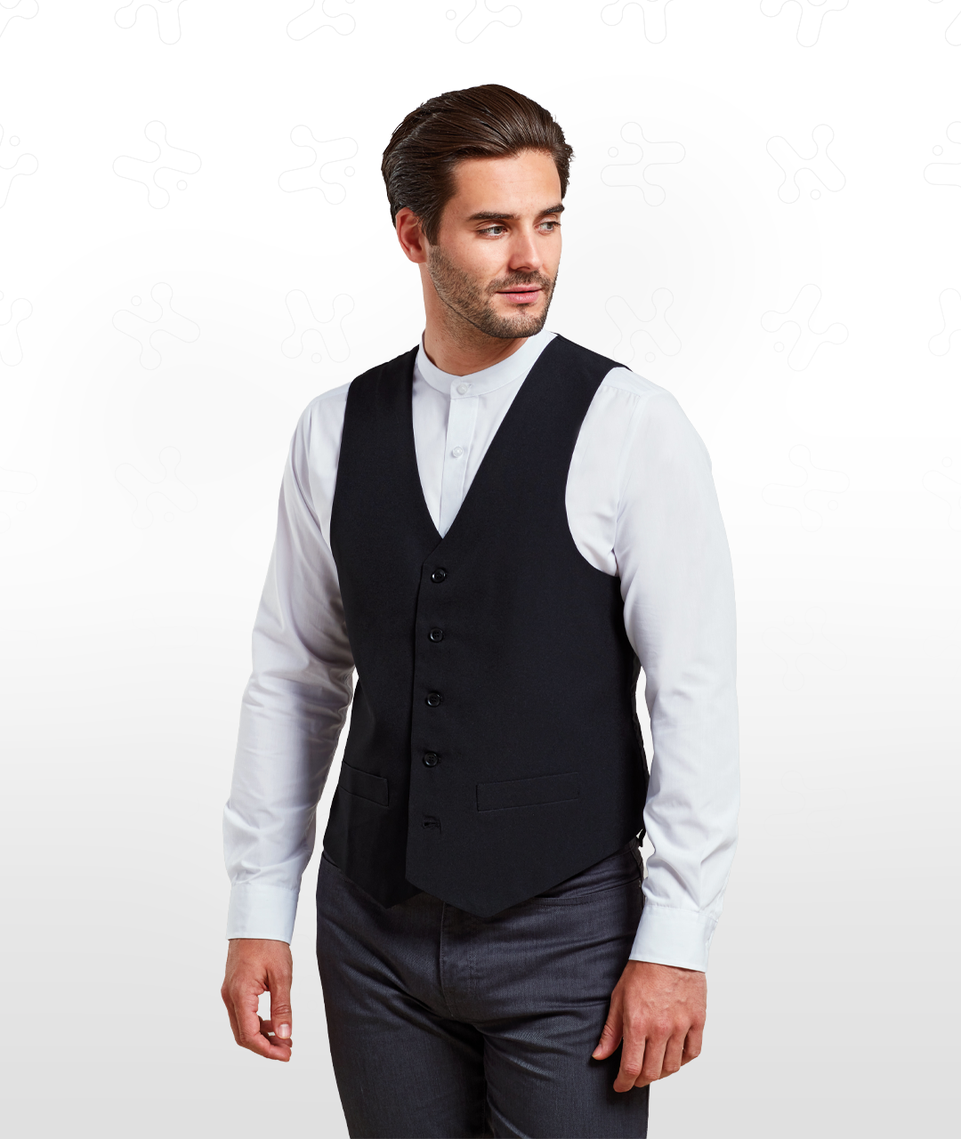 Lined Polyester Waistcoat