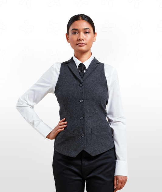 Women's Herringbone Waistcoat