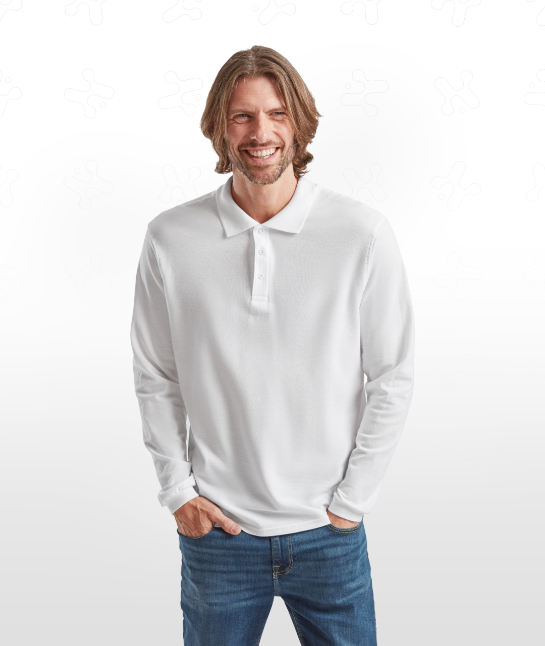 Premium Long Sleeve Polo