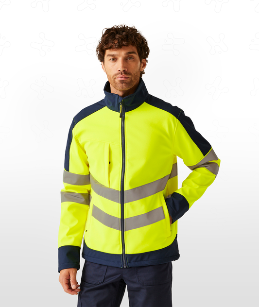 Hi-Vis Pro Softshell Jacket