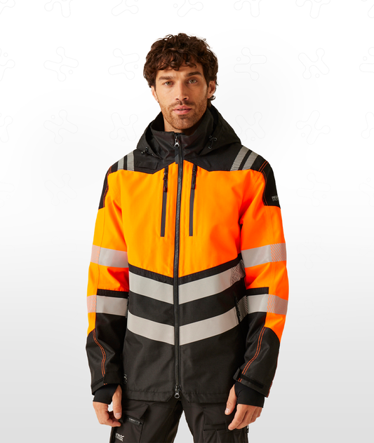 Hi-Vis X-Pro Waterproof Shell Jacket (Class 2)