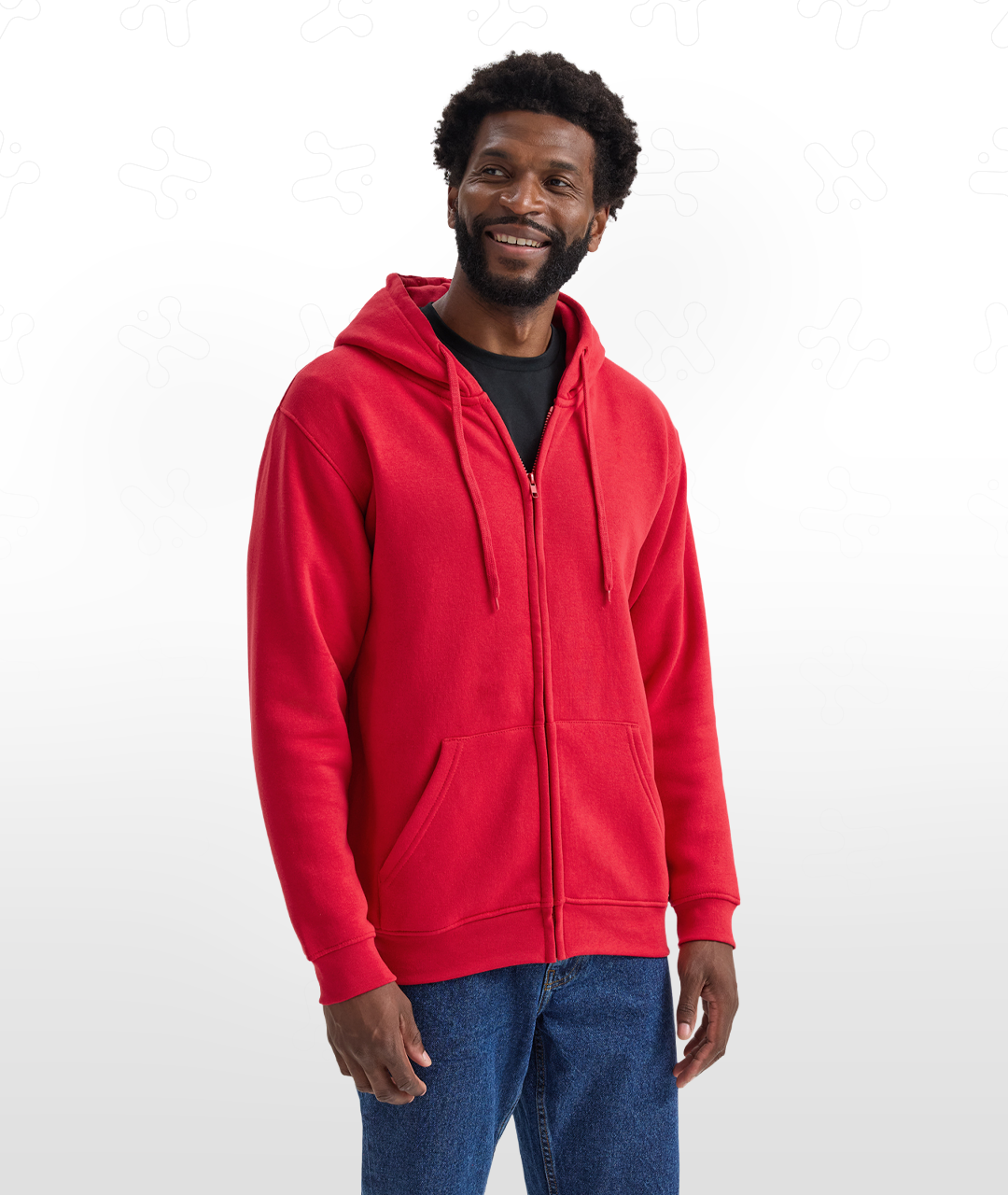 Classic Full Zip Hooded Sweatshirt
